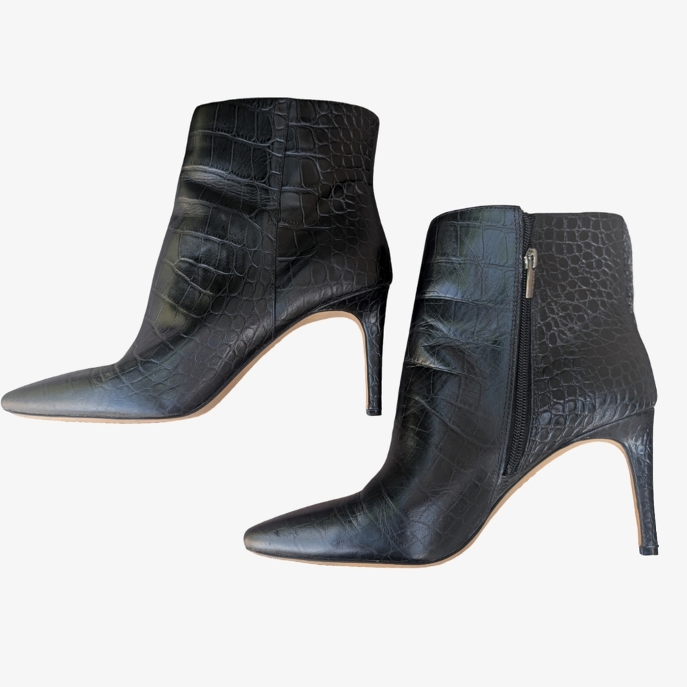 Vince Camuto Leather Ankle Boots 10 - Picture 7 of 16
